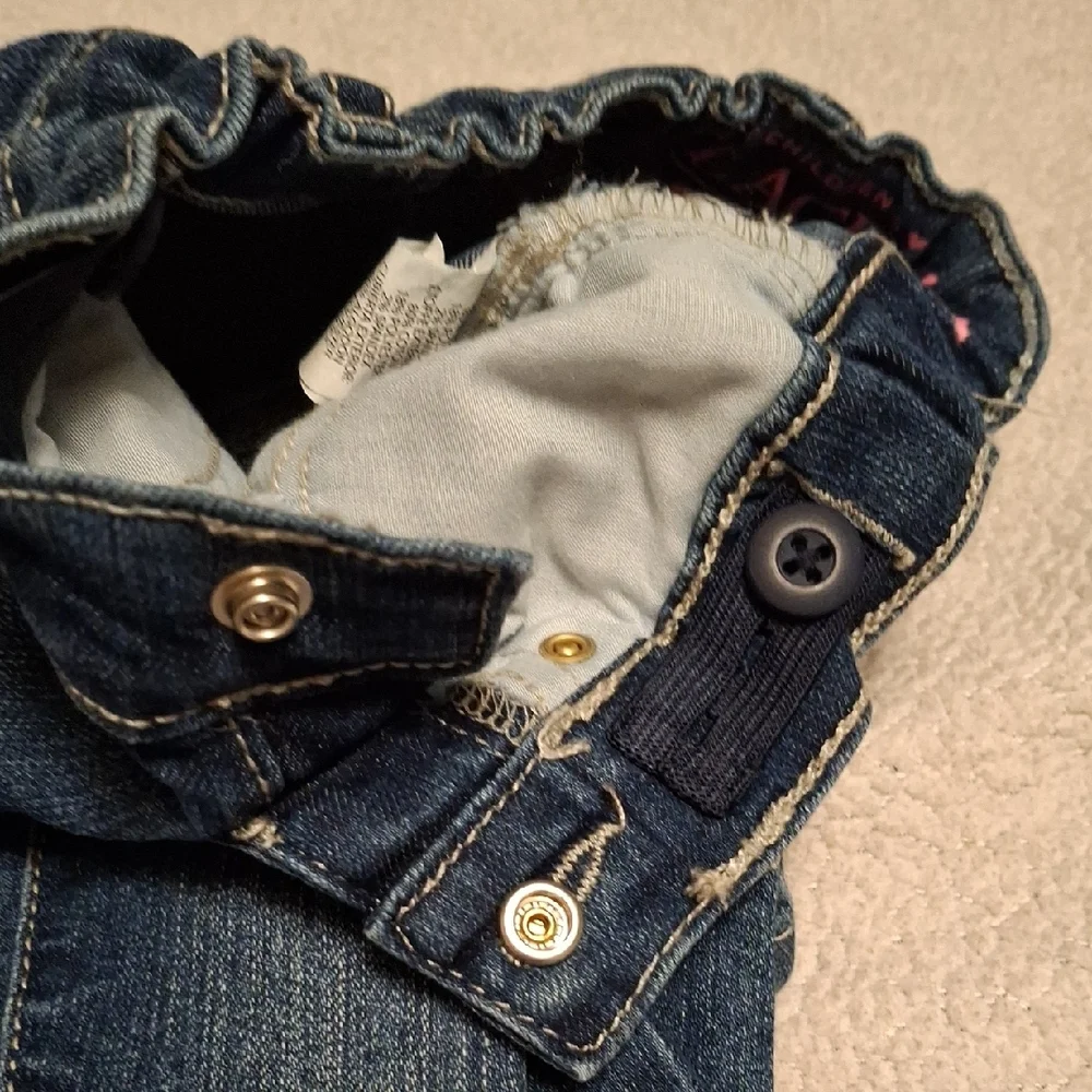 The Children's Place Blue Straight Cut Jeans with Adjustable Waist